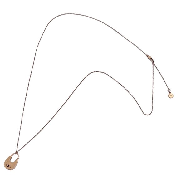 MICHAEL KORS Padlock pendant necklace Rose Gold tone - Picture 2 of 5